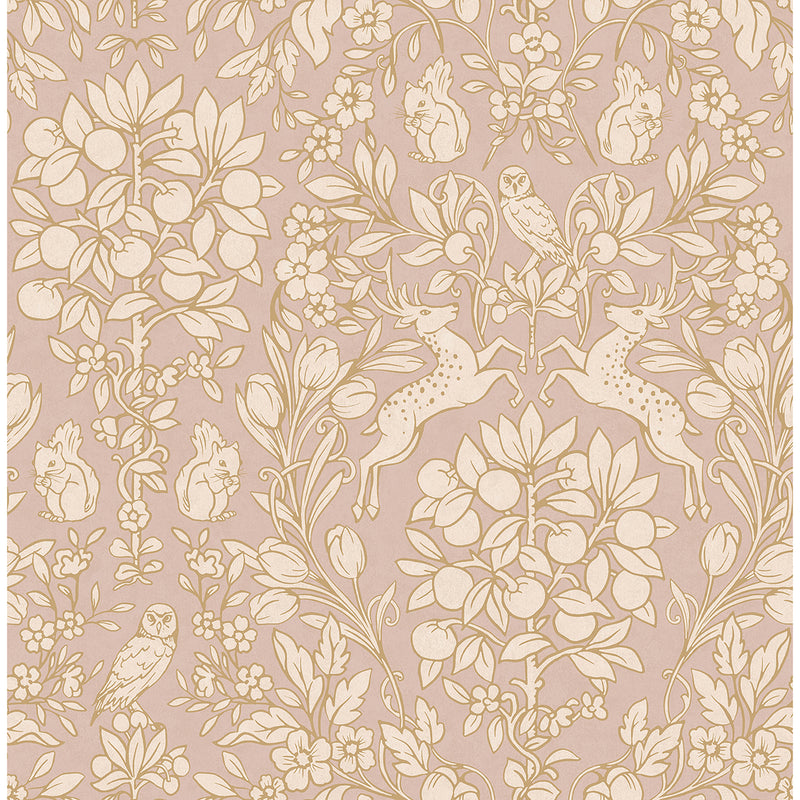 Richmond Pink Floral Wallpaper