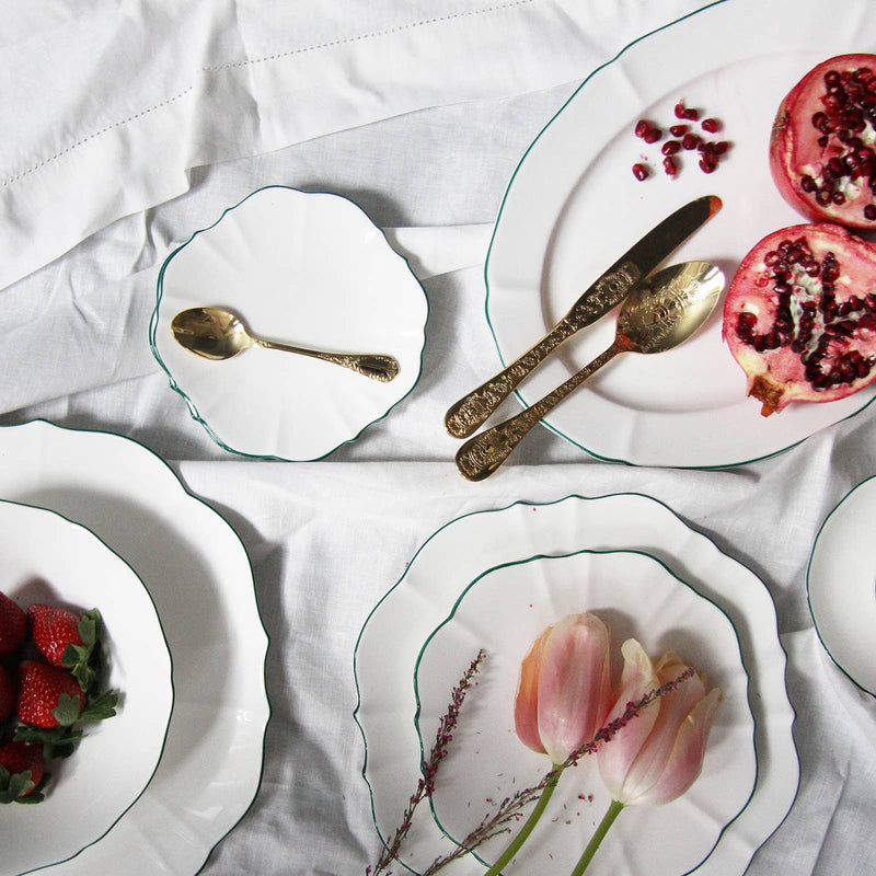 Amelie - Forest Green Bread Plate