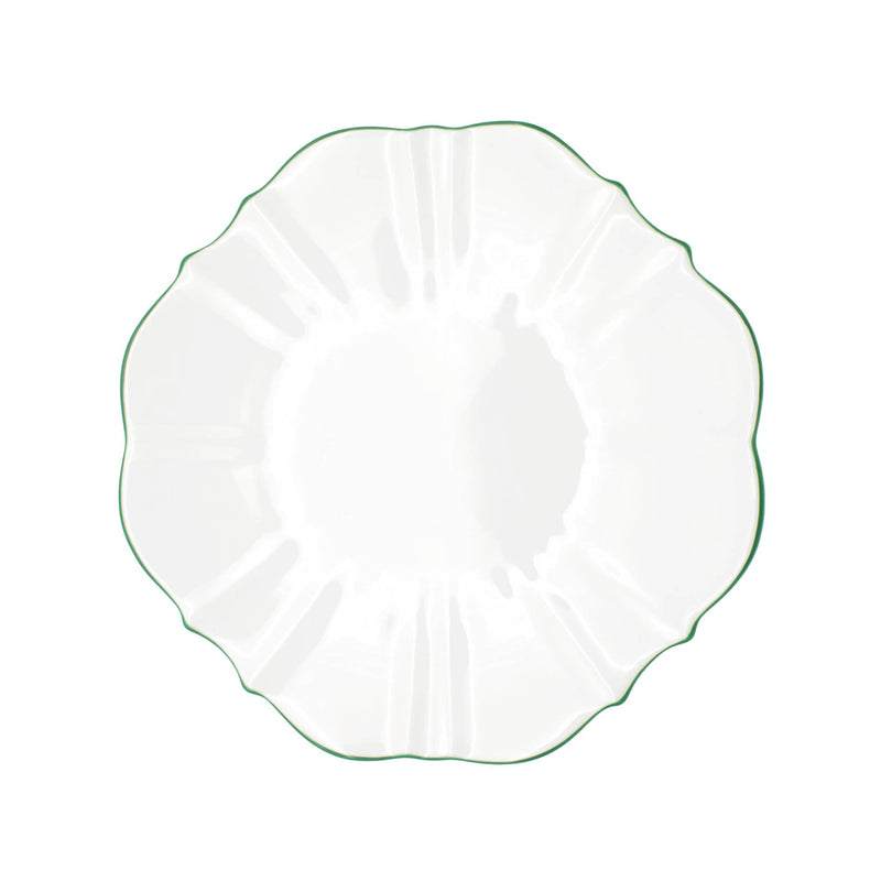 Amelie - Forest Green Rim Dinner Plate