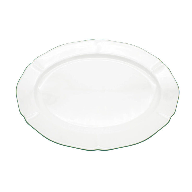 Amelie - Forest Green Rim Platter