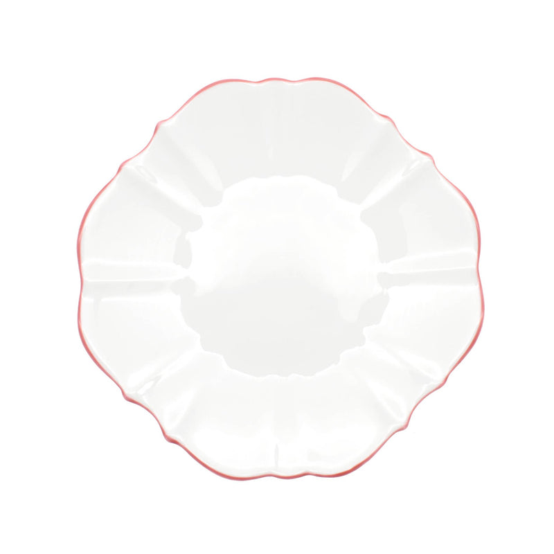 Amelie - Pink Rose Rim Dinner Plate