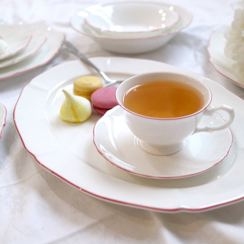 Amelie - Pink Rose Rim Platter