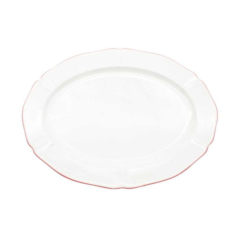 Amelie - Pink Rose Rim Platter