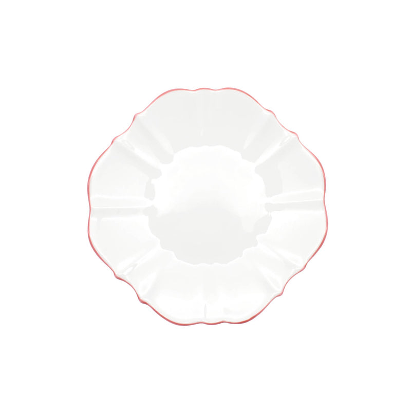 Amelie - Pink Rose Rim Salad Plate