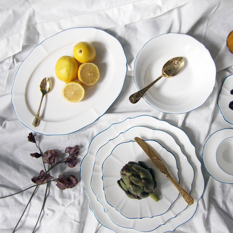 Amelie - Royal Blue Rim Bowl