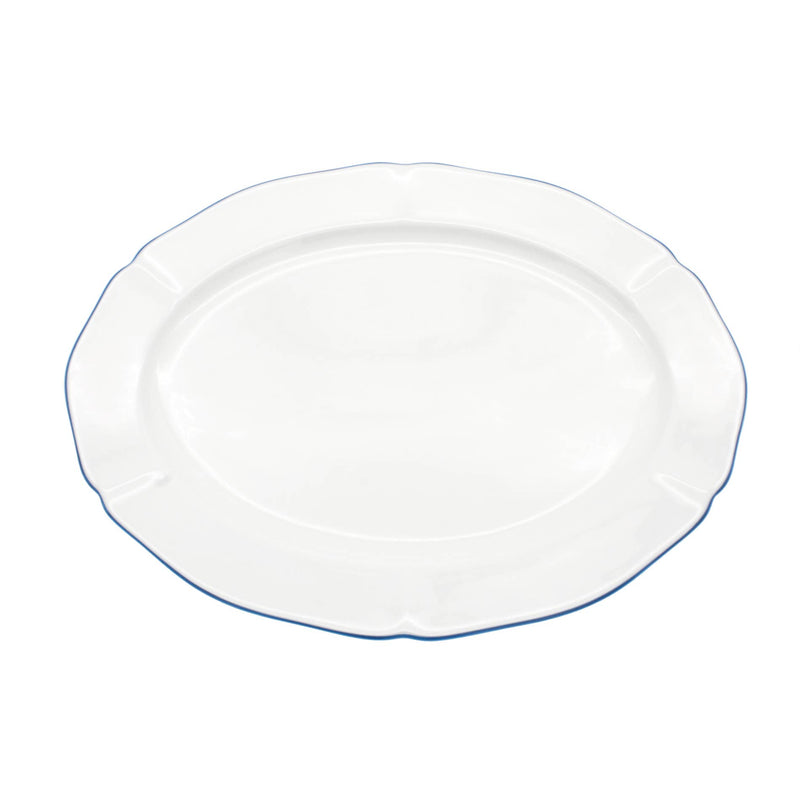 Amelie - Royal Blue Rim Platter