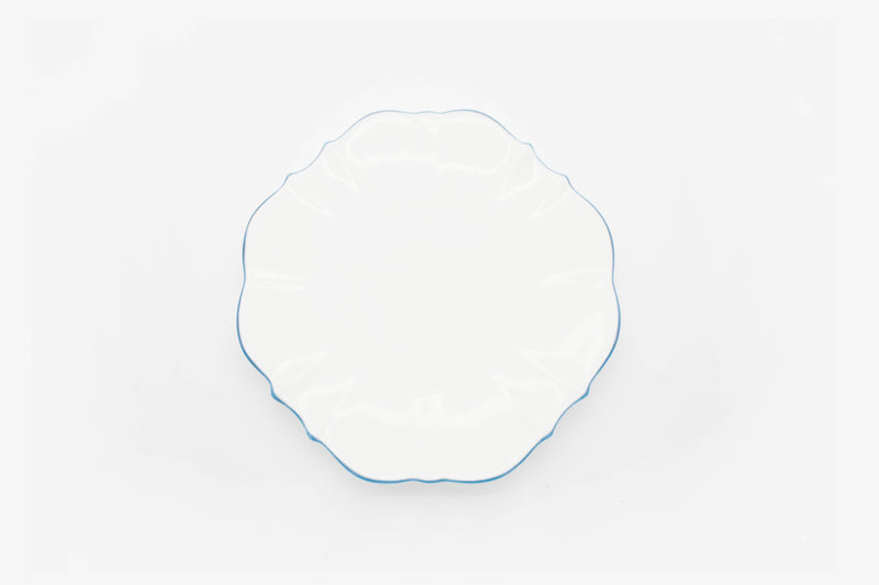 Amelie - Royal Blue Rim Salad Plate