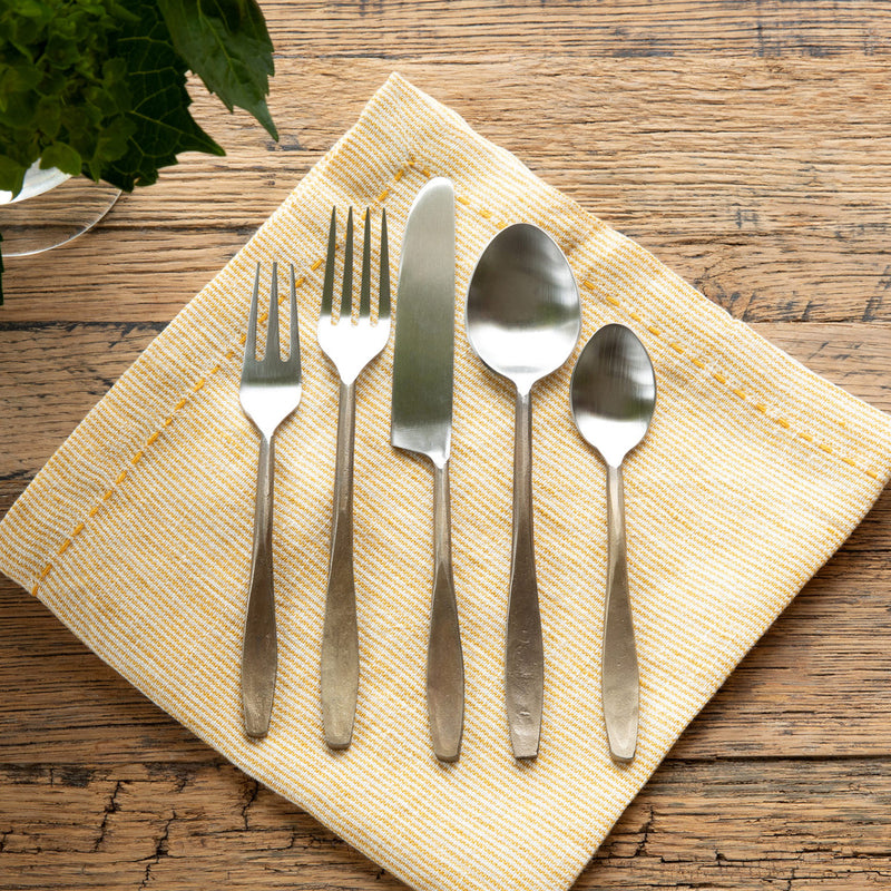 Antique Gold Colonial Flatware Set