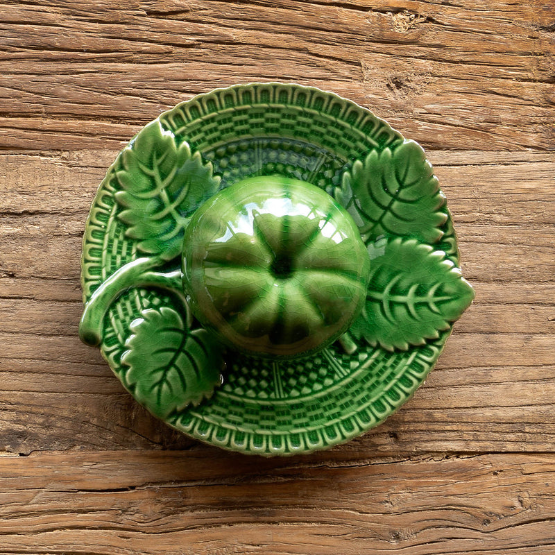 Green Glazed Toothpick Holder