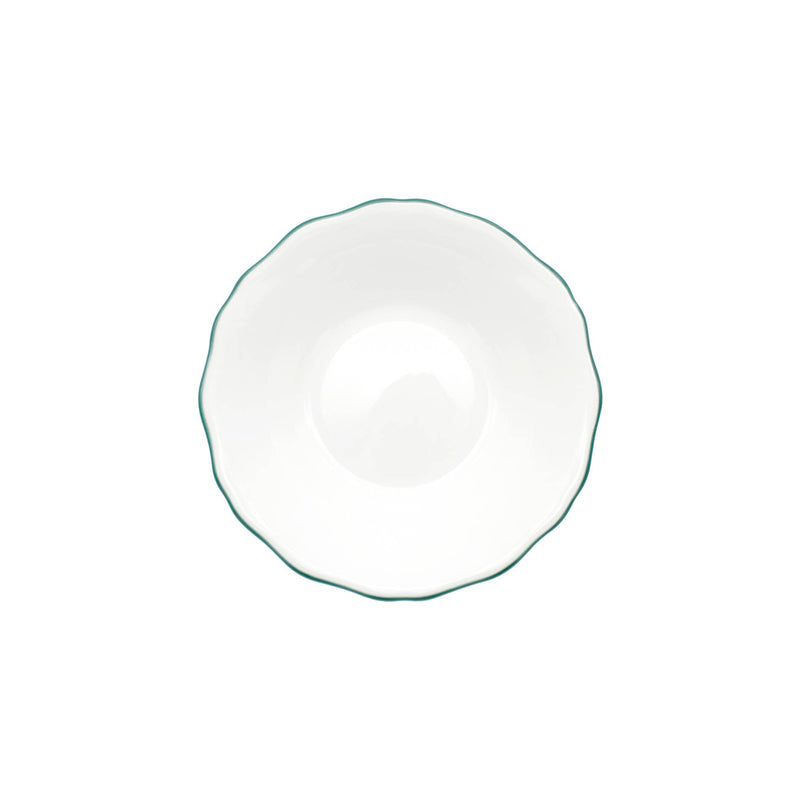 Amelie - Forest Green Rim Bowl