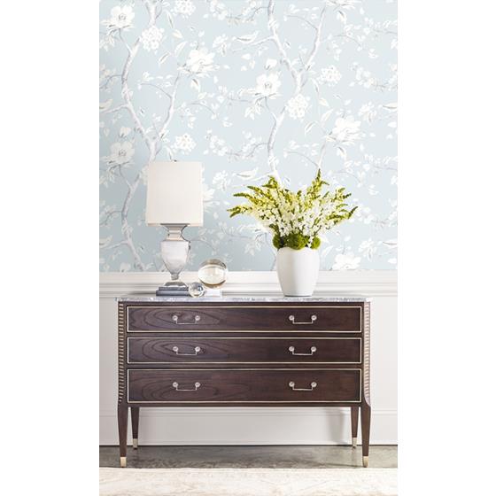 Southport Floral Trail Lavender by Lillian August Wallpaper