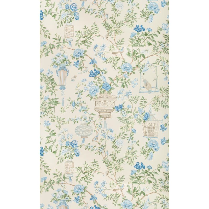 Jardin Fleur in Delft by Brunschwig & Fils  Gorgeous Chinoiserie Wallpaper 