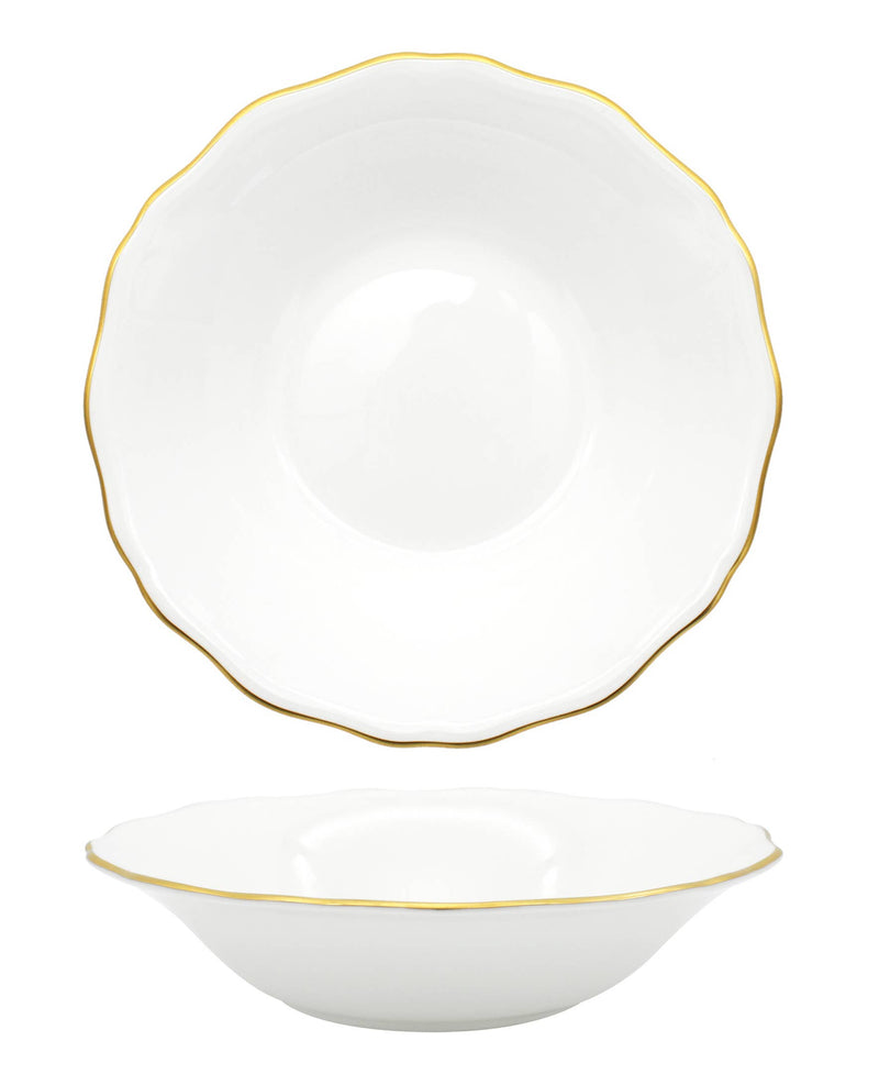 Amelie - Brushed Gold Rim Bowl