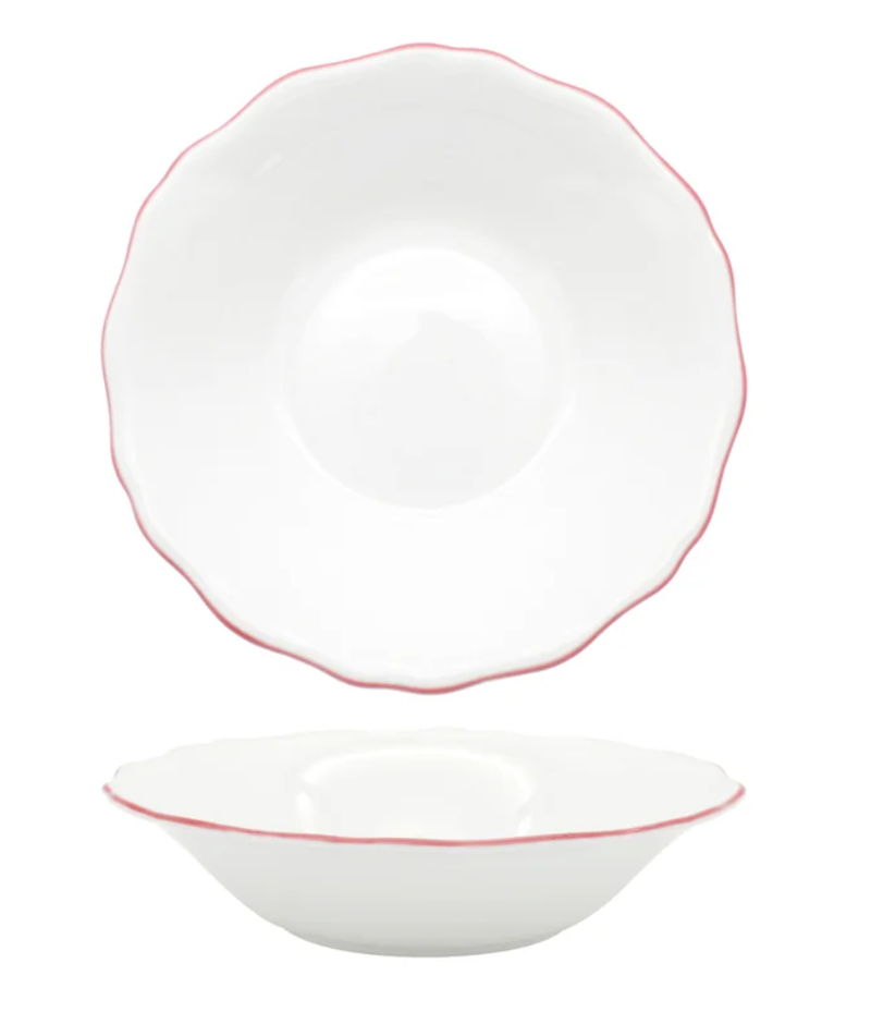 Amelie - Pink Rose Rim Bowl